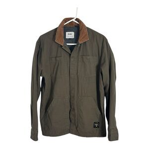 Altamont Andrew Reynolds Grunge Lined Skater‎ Brown Corduroy Jacket Sz medium